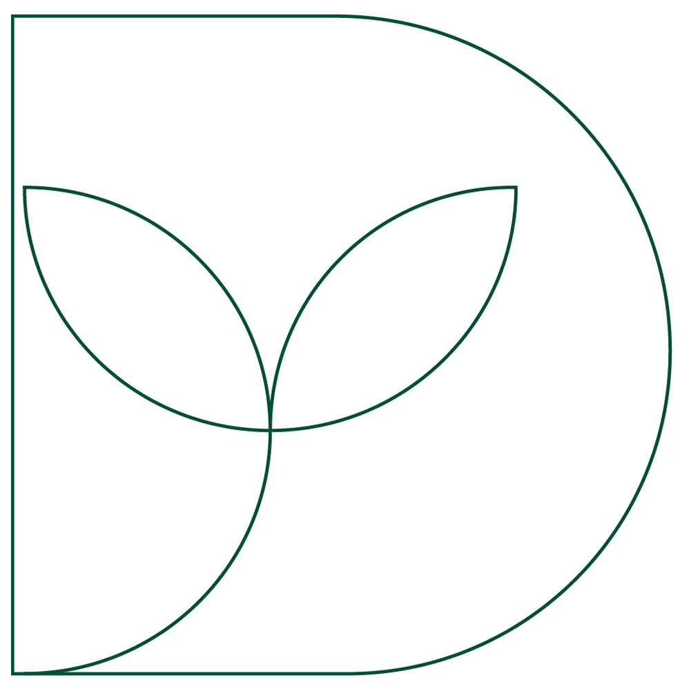 logo using organic curves and geometry