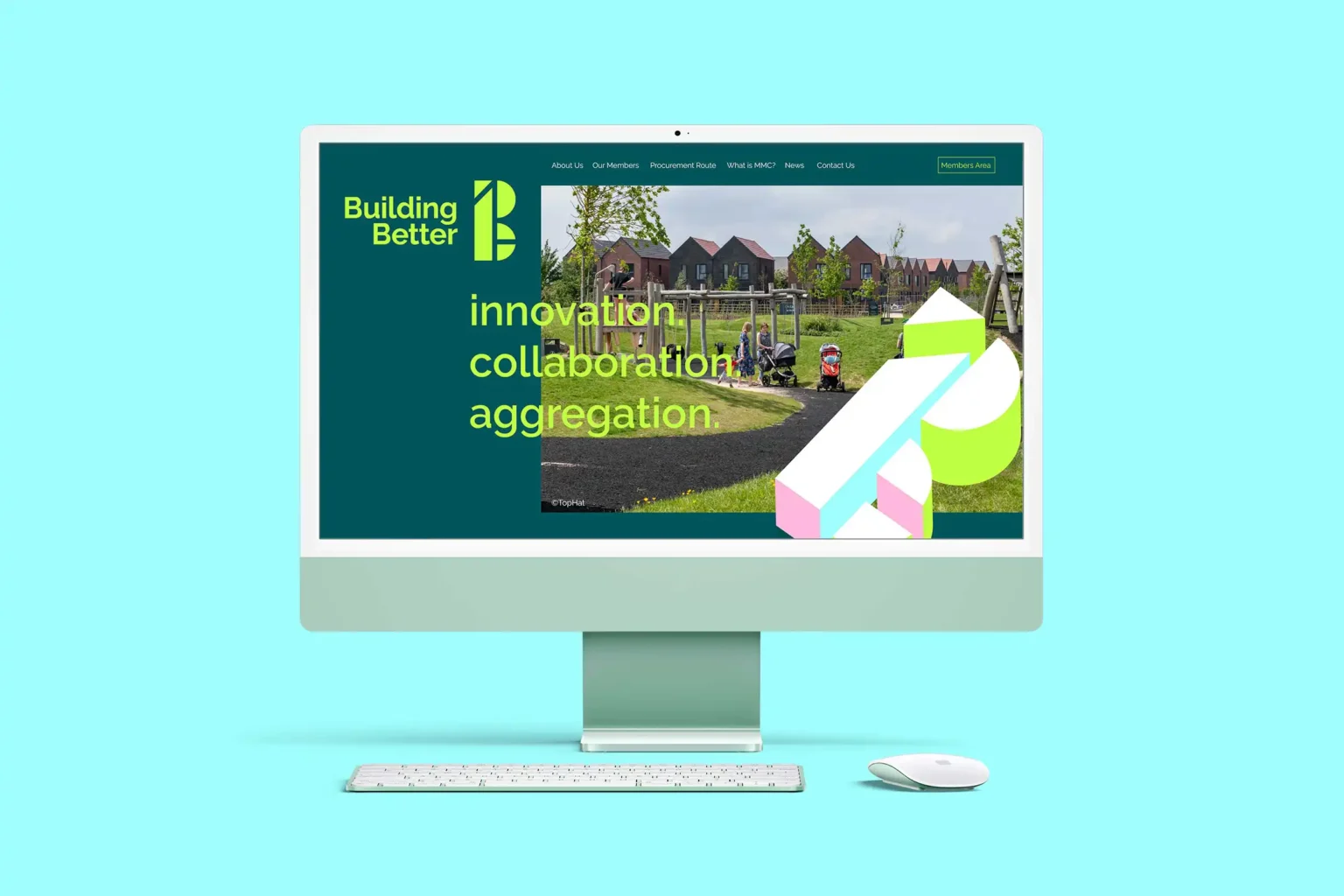 brightly coloured clean looking website